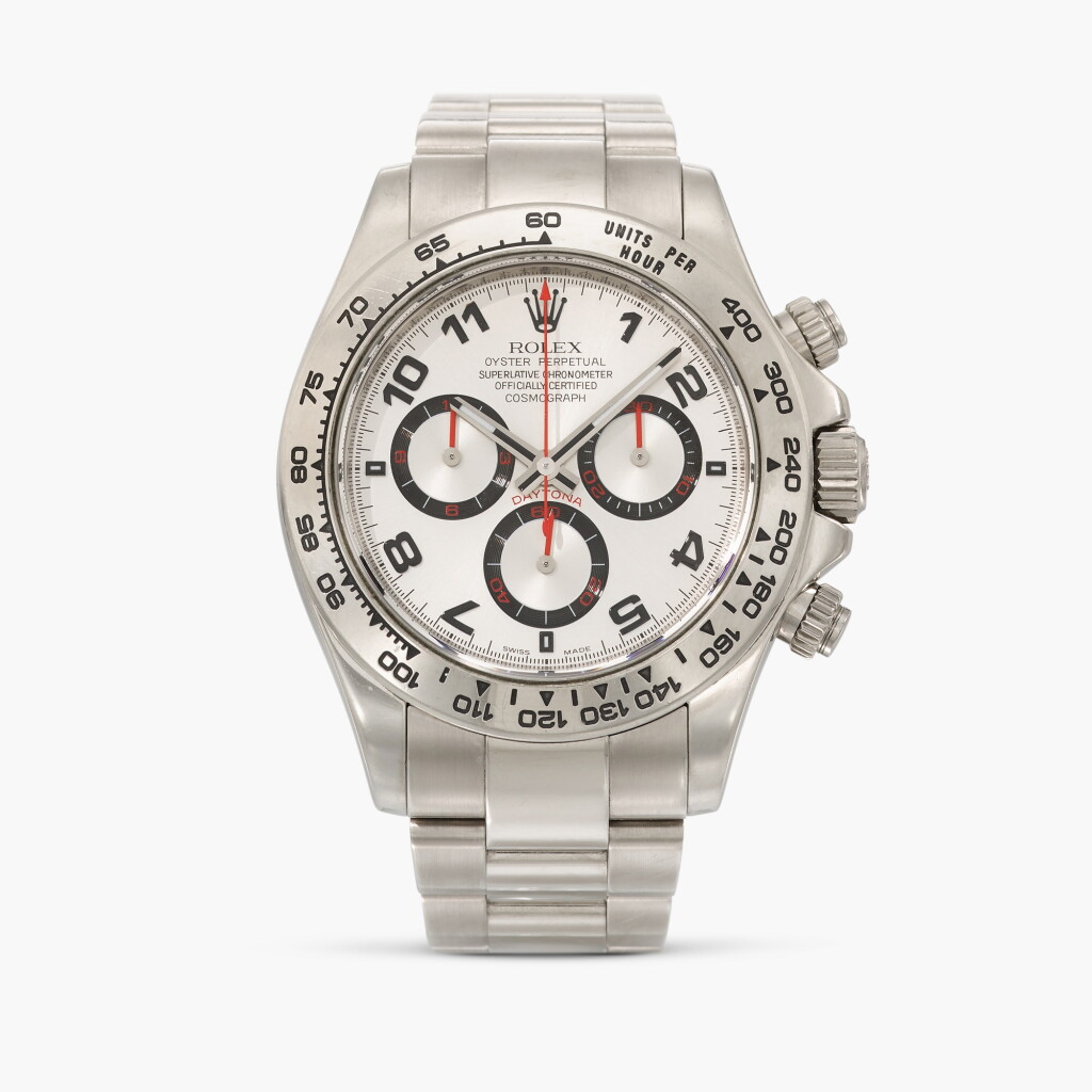 View full screen - View 1 of Lot 36. Daytona, Reference 116509 | A white gold chronograph wristwatch | Circa 2005.