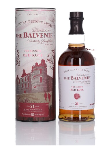 View full screen - View 1 of Lot 88. The Balvenie The Second Red Rose 21 Year Old 48.1 abv NV (1 Bottle 70cl).