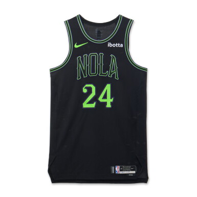 View full screen - View 1 of Lot 89. Jordan Hawkins New Orleans Pelicans 2023-2024 Game Worn City Edition Jersey.