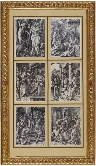 View full screen - View 1 of Lot 10. The Small Passion: Six Plates (B. 17,19, 28, 30, 32, 33; M., Holl. 126, 128, 137, 139, 141, 142).