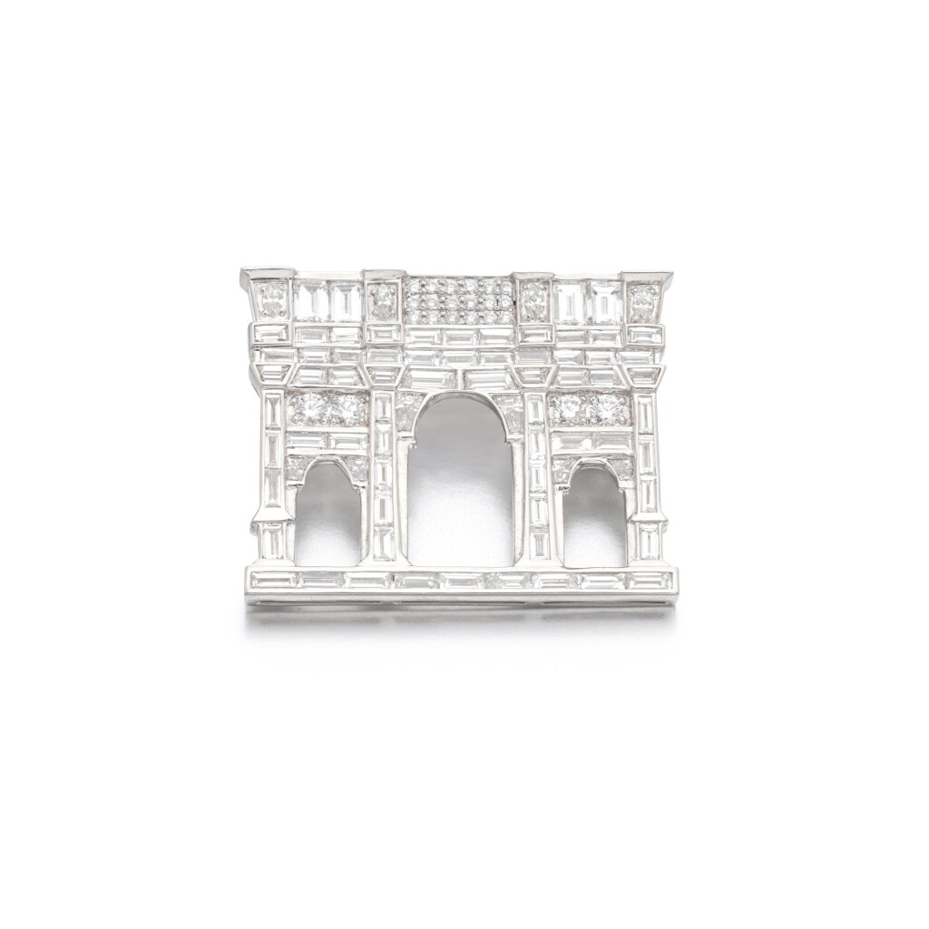 View full screen - View 1 of Lot 317. Diamond brooch | 寶格麗|鑽石別針.