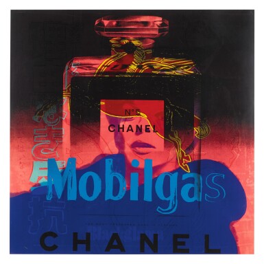 View full screen - View 1 of Lot 91. ANDY WARHOL | ADS / CHANEL / REBEL / MOBIL / BLACKGLAMA.