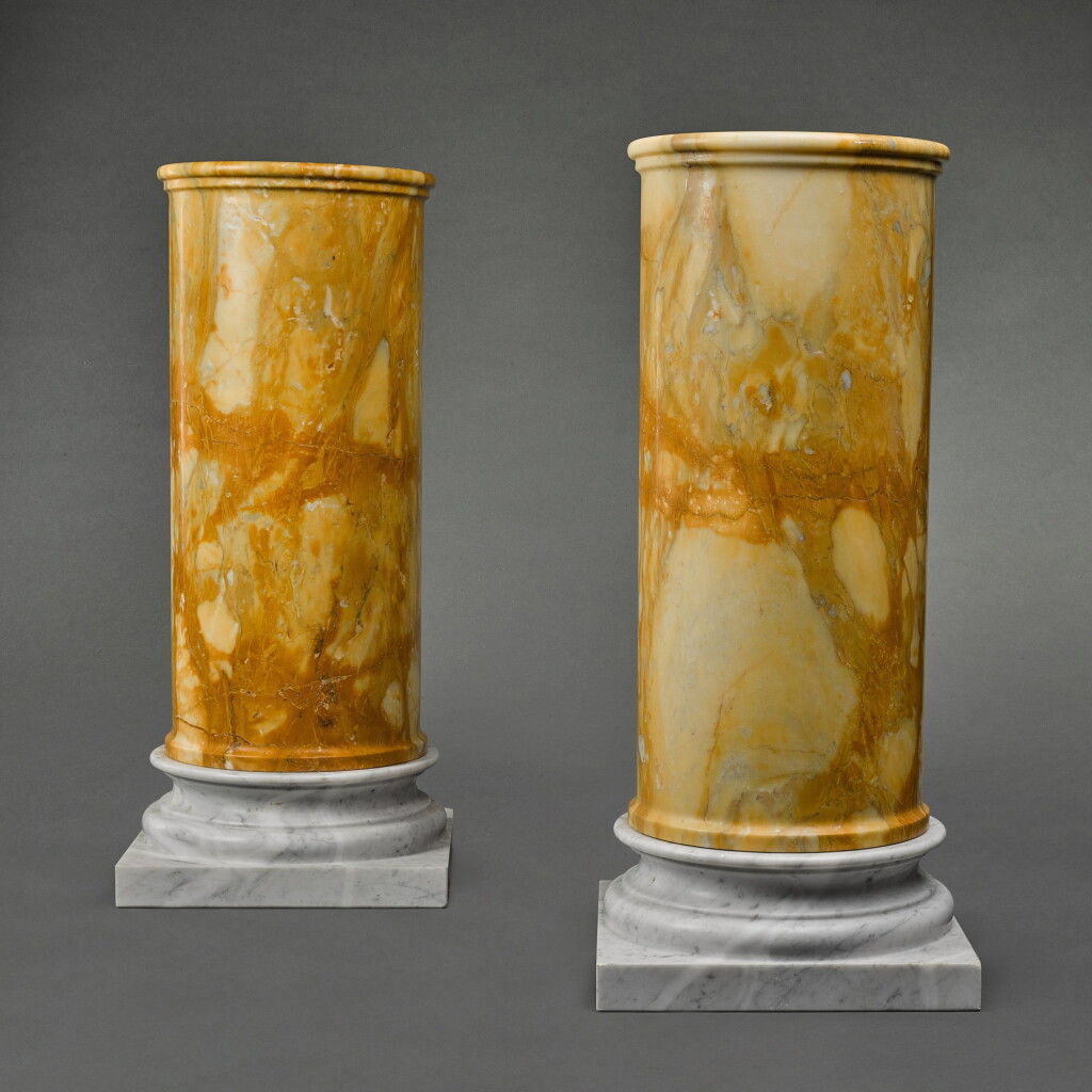 View full screen - View 1 of Lot 258. Pair of columns.
