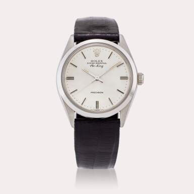 View full screen - View 1 of Lot 520. Reference 5500 Air-King | A stainless steel automatic wristwatch, Circa 1979.