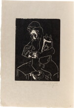 Jude mit Thora; Mit der Thora über der Stadt; and Der esel über dem Dorf (Juif avec Torah; Avec la Torah au-dessus de la ville; and L'âne au-dessus du village)