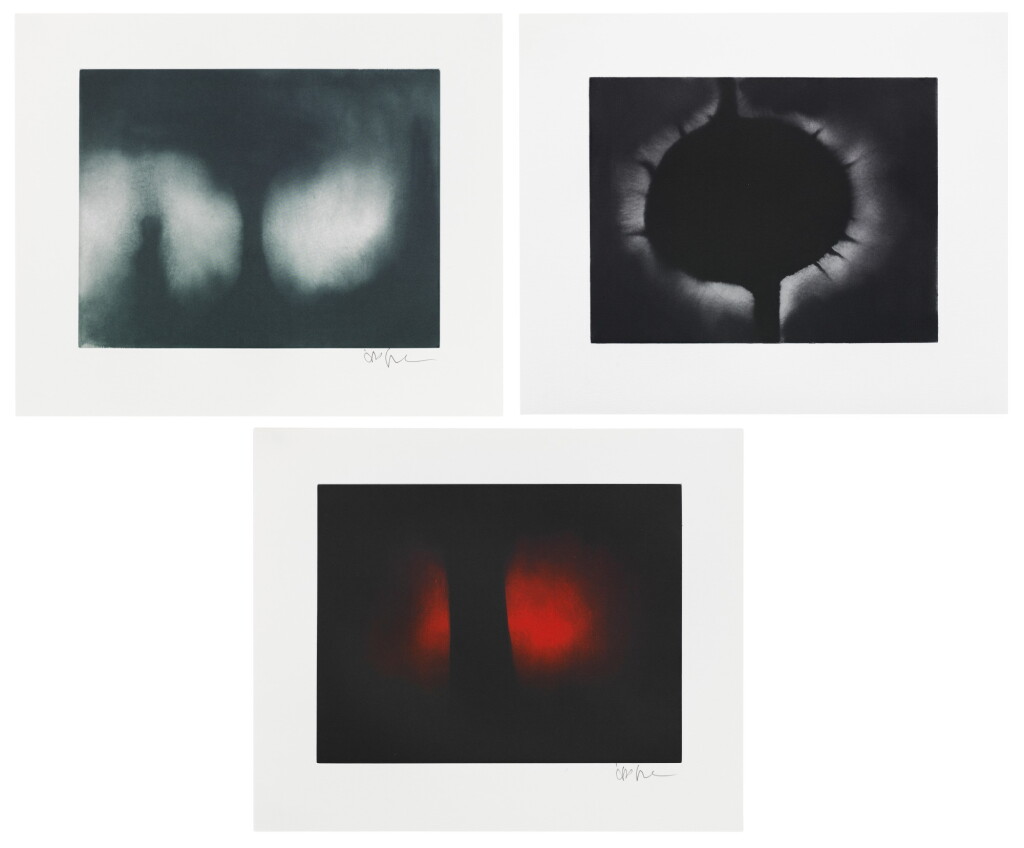 View full screen - View 1 of Lot 882. ANISH KAPOOR | OMO, UNTITLED AND UNTITLED (THREE WORKS).
