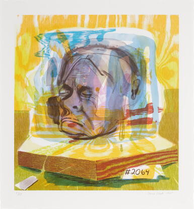 View full screen - View 1 of Lot 425. Untitled (Head of Timothy Leary).