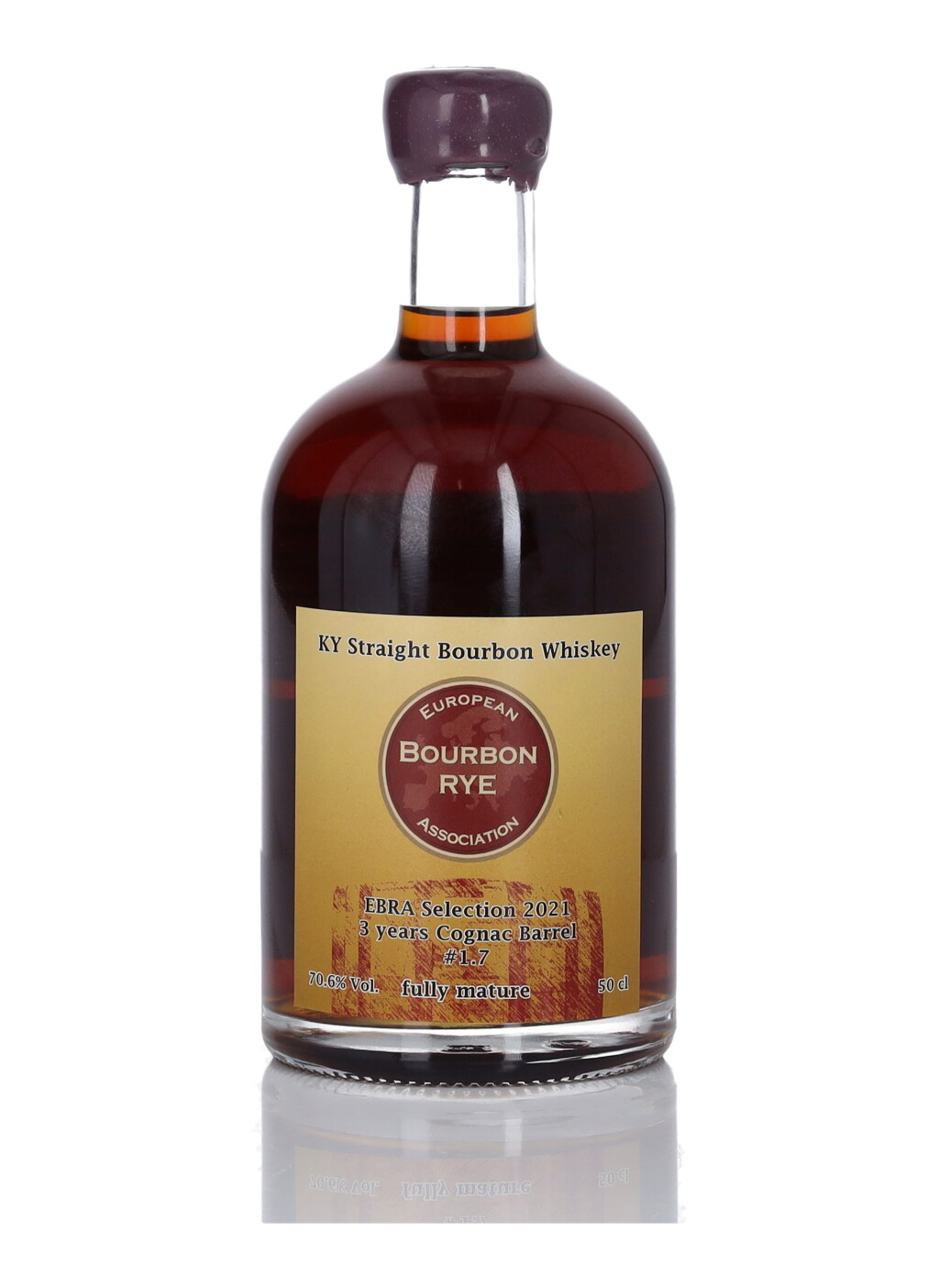View full screen - View 1 of Lot 143. EBRA Selection #1.7 Straight Bourbon 141.2 Proof NV (1 BT 50cl).