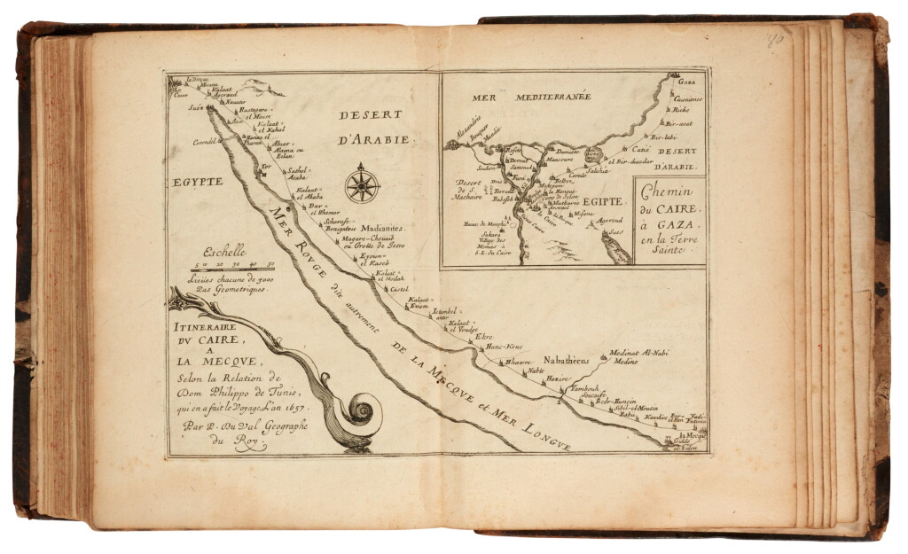 View full screen - View 1 of Lot 136. Pierre Duval | Diverses cartes... pour les itineraries, et voyages modernes, Paris, 1677.