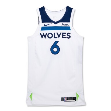 View full screen - View 1 of Lot 12. Jordan Mclaughlin Minnesota Timberwolves 2023-2024 Game Worn Association Edition Jersey.