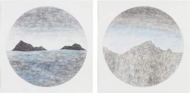 View full screen - View 1 of Lot 85. Dark Rock Offshore II ; Mono Pass (two works).