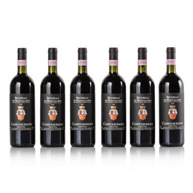 View full screen - View 1 of Lot 674. Brunello di Montalcino 1997 Campogiovanni (6 BT).