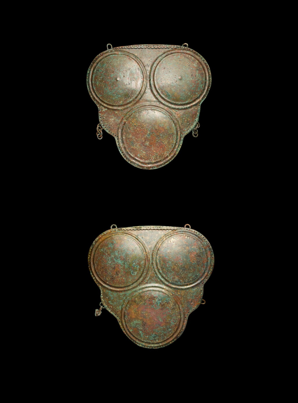 View full screen - View 1 of Lot 155. A Samnite Bronze Cuirass, circa 4th/3rd Century B.C..