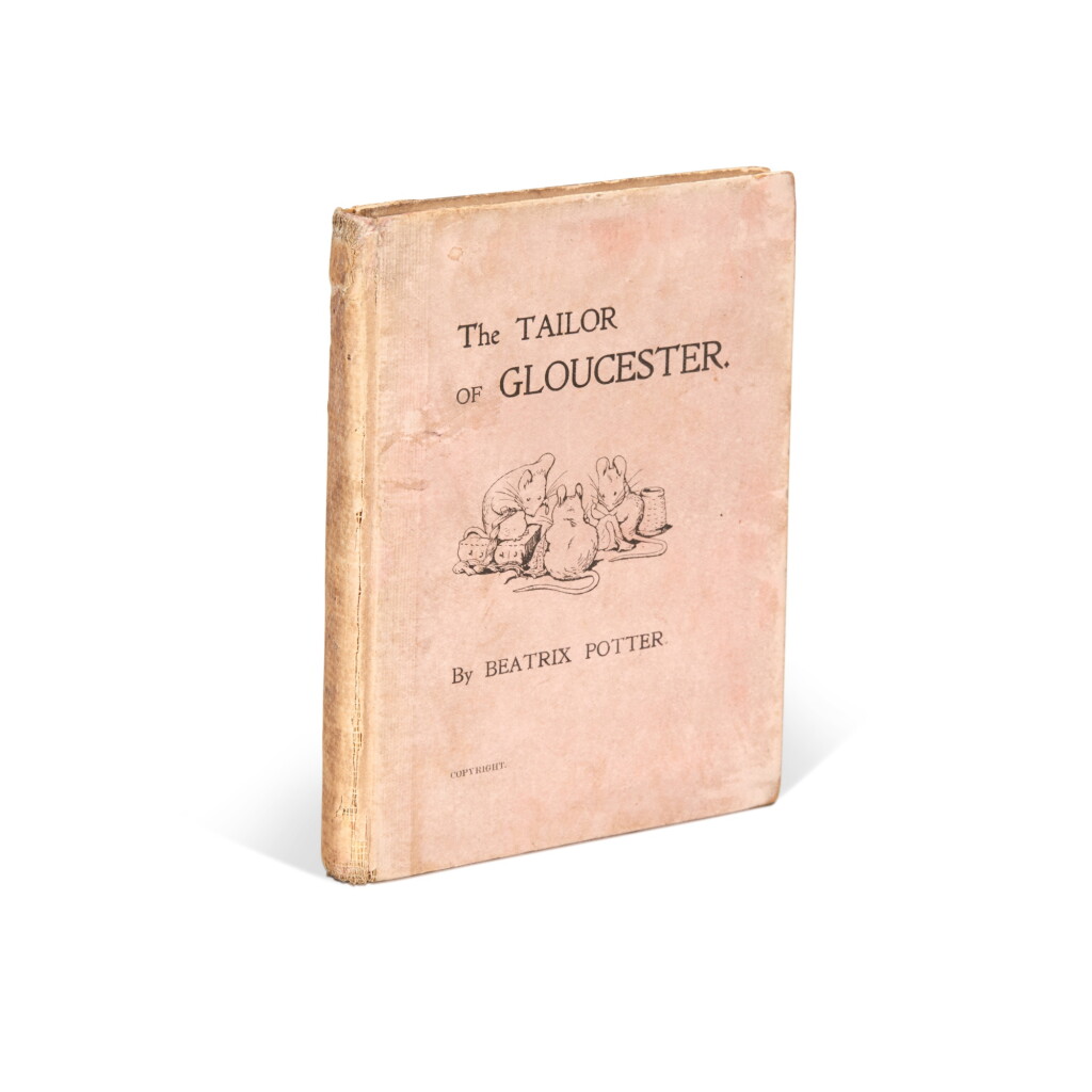 View full screen - View 1 of Lot 279. Beatrix Potter | The Tailor of Gloucester, inscribed presentation copy, private printing, London, 1902, original boards.