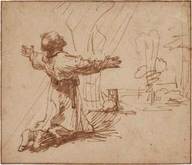 View full screen - View 1 of Lot 68. The Vision of St Jerome.