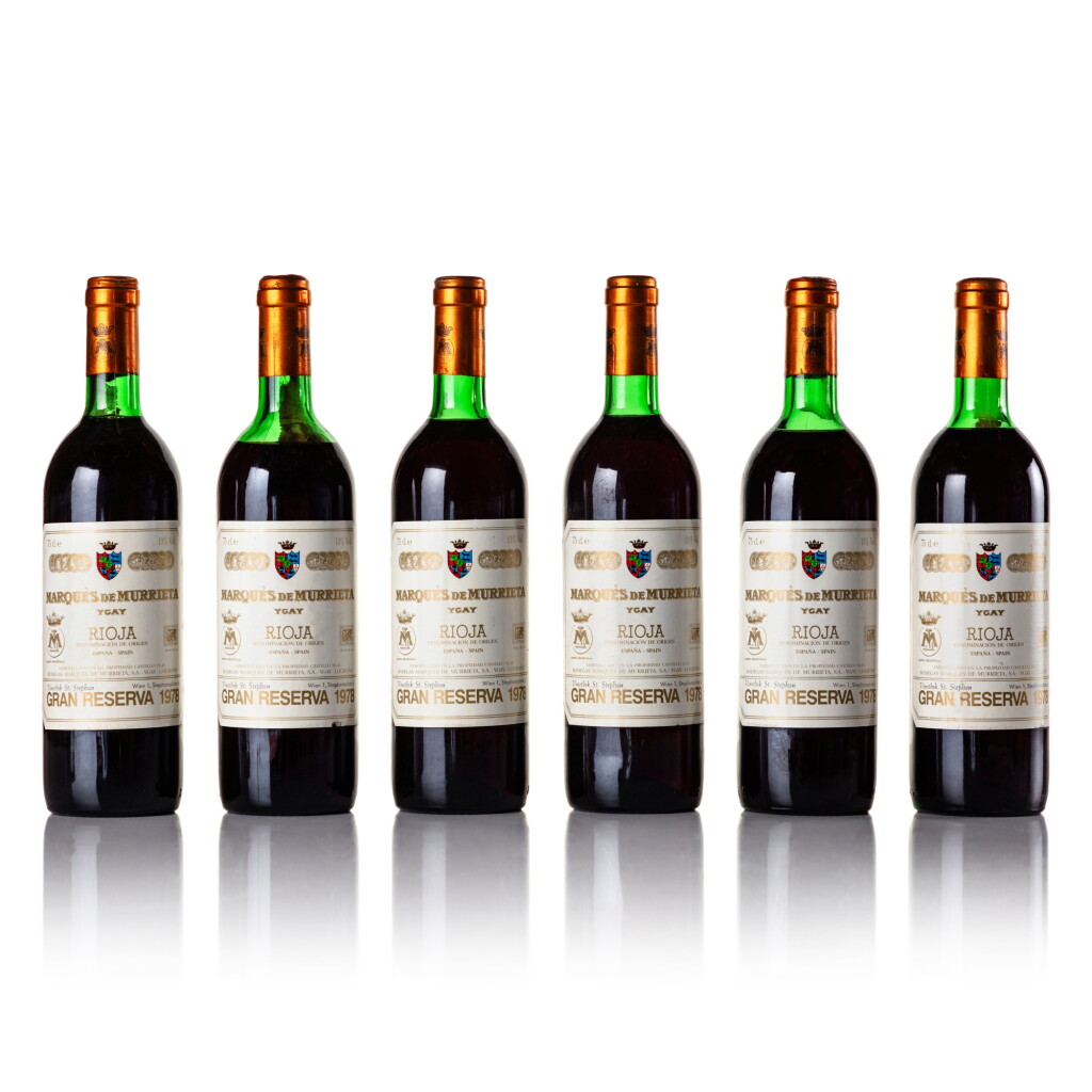 View full screen - View 1 of Lot 551. Marqués de Murrieta Ygay Gran Reserva 1978 (12 BT).