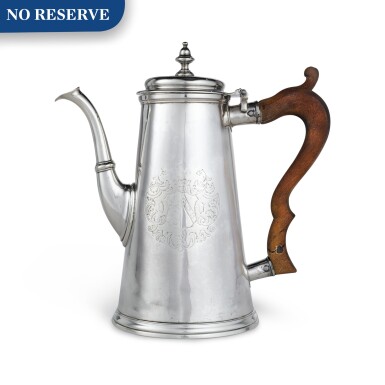 View full screen - View 1 of Lot 160. An Irish Silver Large Coffee Pot, Matthew Walker, Dublin, 1738.