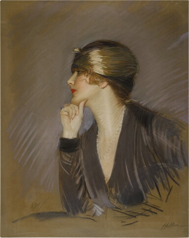 View full screen - View 1 of Lot 112. Portrait de Lucette.