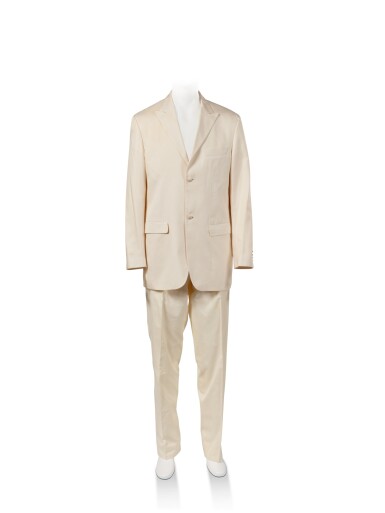 View full screen - View 1 of Lot 51. Udo Jürgens' white two-piece suit, Hugo Boss.