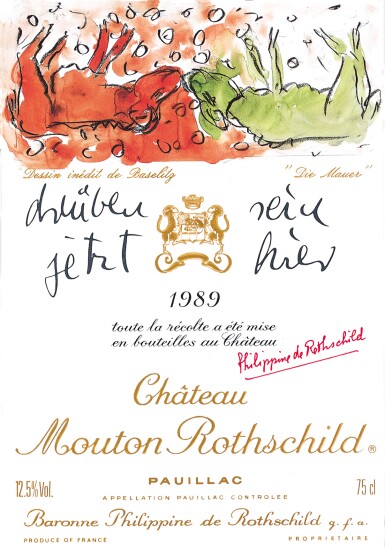 View full screen - View 1 of Lot 46. Château Mouton Rothschild 1989 (12 BT).