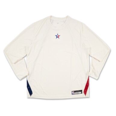 View full screen - View 1 of Lot 67. Anthony Edwards Game Worn ‘NBA All-Star Game’ Shooting Shirt .
