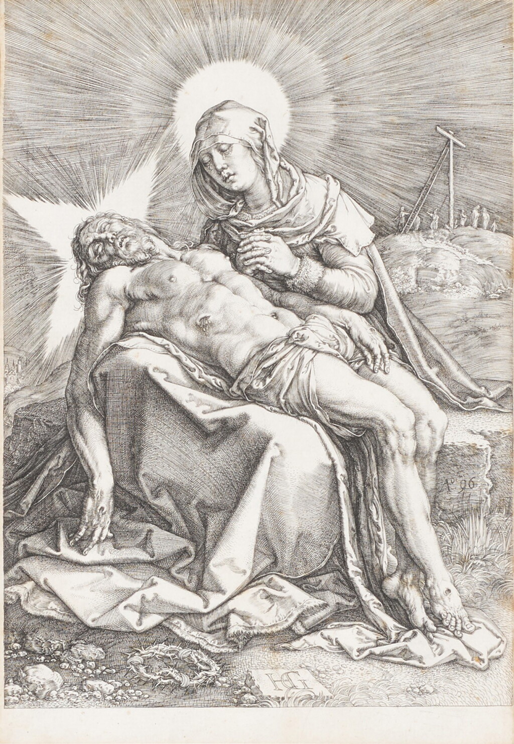 View full screen - View 1 of Lot 33. Pietà (B. 41; Holl. 50; S. 331).