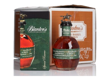 View full screen - View 1 of Lot 351. Blanton's Single Barrel Green Label 80 Proof NV (6 BT 70cl).