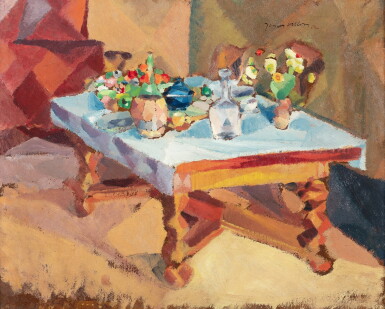 View full screen - View 1 of Lot 51. La table servie.