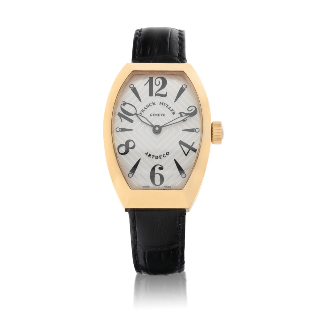 View full screen - View 1 of Lot 8100. Art Deco, Reference 11002 L QZ | A pink gold wristwatch, Circa 2000 | Art Deco 型號11002 L QZ | 粉紅金腕錶,約2000年製.