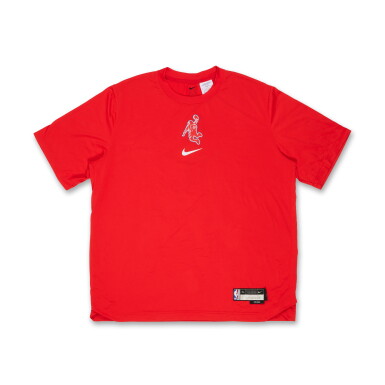 View full screen - View 1 of Lot 215. Jock Landale Houston Rockets 2023-2024 City Edition Warmup Set.