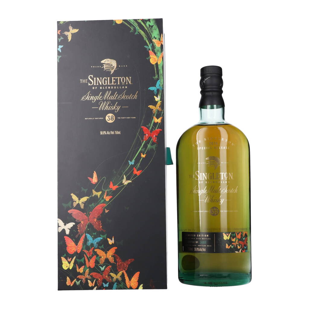 View full screen - View 1 of Lot 6100. The Singleton Of Glendullan 38 Year Old 59.8 abv 1976 (1 BT75).