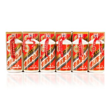 2000年产 “五星牌”贵州茅台酒 (太阳标) Kweichow Five Star Moutai 2000 (White sticker) (6 x 500ml)