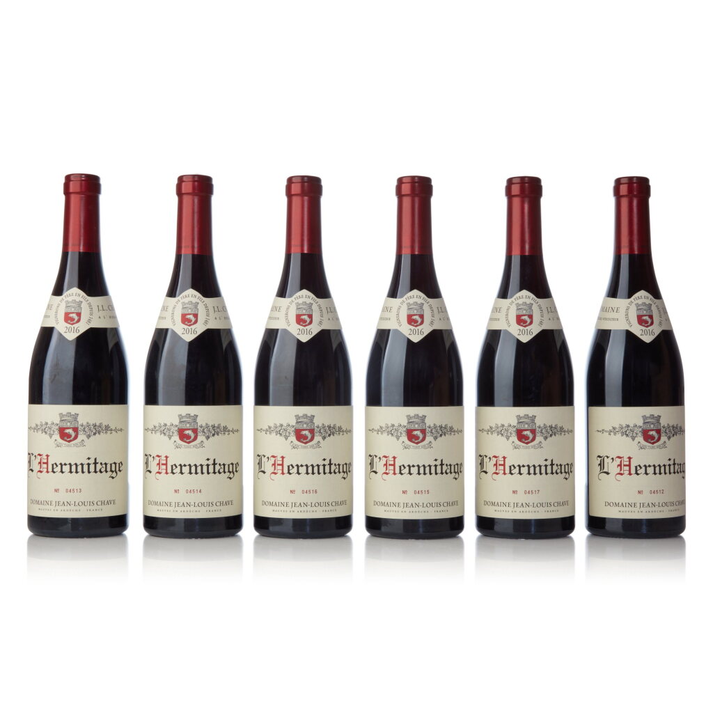 View full screen - View 1 of Lot 372. Hermitage 2016 Jean-Louis Chave (6 BT).