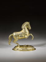 A German silver-gilt horse cup, Christoph Müller, Breslau, circa 1700