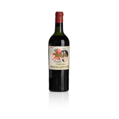 View full screen - View 1 of Lot 105. Château Mouton Rothschild 1918 (1 BT).