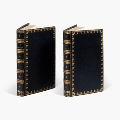 View full screen - View of Les Martyrs. 1809. Précieux exemplaire : un des très rares exemplaires sur vélin, avant les cartons, dans une belle reliure de Thouvenin, avec 2 lavis originaux d’Alexandre Desenne. Exemplaire La Bédoyère..