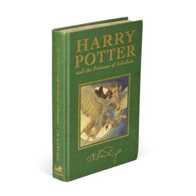 View full screen - View 1 of Lot 239. J.K. Rowling | Harry Potter and the Prisoner of Azkaban, 1999, first deluxe edition, inscribed by the author.