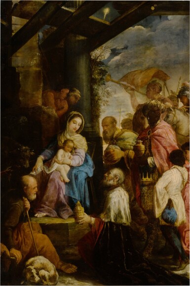 View full screen - View 1 of Lot 74. Adoration of the Magi.