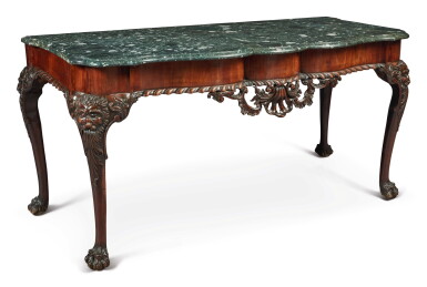 View full screen - View 1 of Lot 147. An Irish George II Revival Mahogany Side Table, Circa 1830.