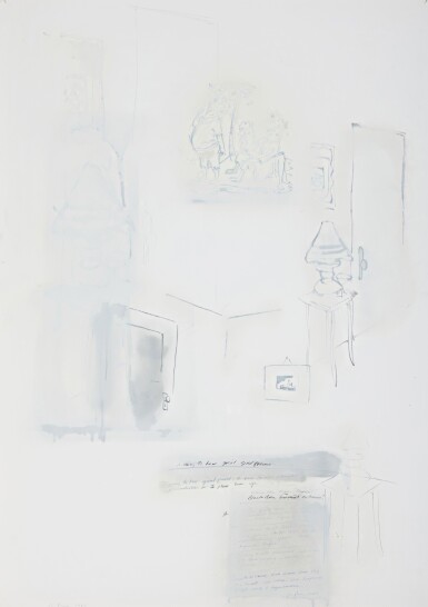 View full screen - View 1 of Lot 65. Joke Drawing, Nancy to her Girlfriend....
