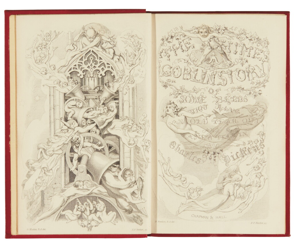 全螢幕檢視 - 查看114Dickens, The Chimes, 1845, first edition的1