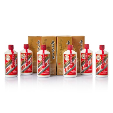 View full screen - View 1 of Lot 5598. 2020年產 "飛天牌"貴州茅台酒 Kweichow Flying Fairy Moutai 2020 (6 BT50).