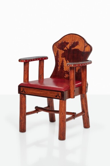 View full screen - View 1 of Lot 248. Keyhole Armchair.