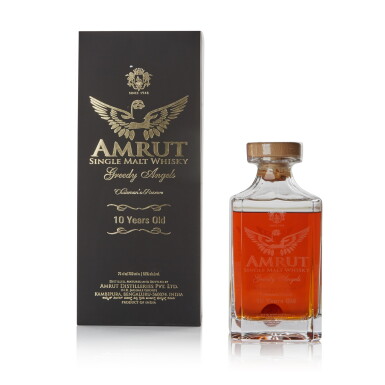 View full screen - View 1 of Lot 257. Amrut Greedy Angels Chairman's Release 55.0 abv NV .