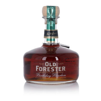 View full screen - View 1 of Lot 276. Old Forester 12 Year Old Birthday Bourbon 2014 Release 97 Proof 2002 (1 BT 75cl).