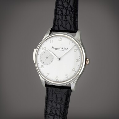 View full screen - View 1 of Lot 414. Porutguese Minute Repeater, Reference 5240 | A limited edition platinum minute repeating wristwatch | Circa 2000.