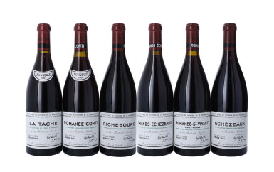 View full screen - View 1 of Lot 14. DRC Assortment Case 2001 Domaine de la Romanée-Conti (12 BT).