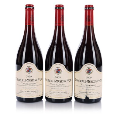 View full screen - View 1 of Lot 361. Chambolle Musigny, Les Amoureuses 2009 Domaine Robert Groffier Pere & Fils (3 BT).