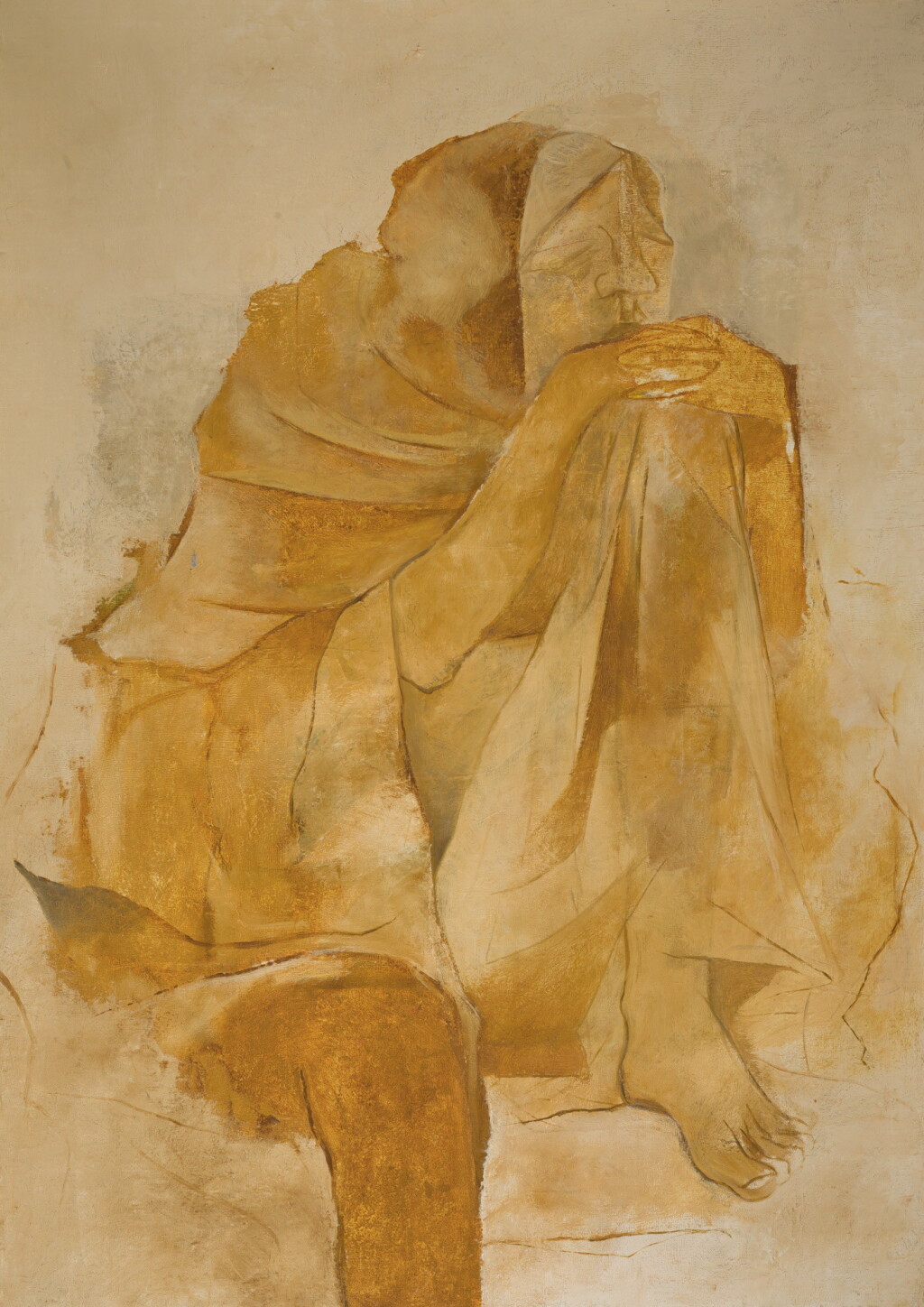 View full screen - View 1 of Lot 58. KRISHEN KHANNA | BROODING FIGURE.