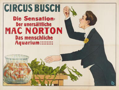 View full screen - View 1 of Lot 471. Norton, Mac (Claude Louis Delair) | The Human Aquarium.